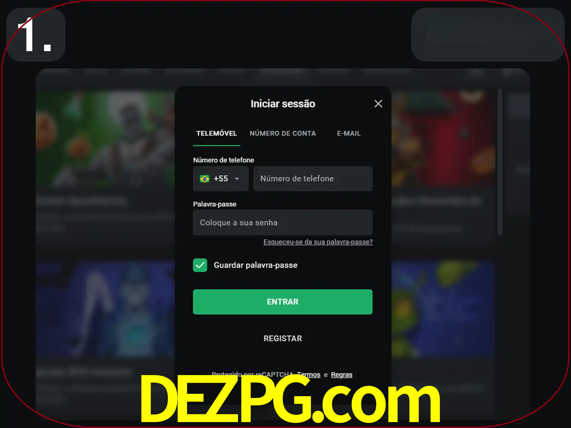 Acesse o site.